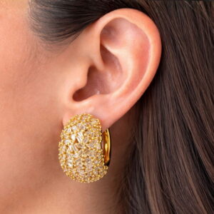 ARETE CHUNKY ZIRCONIA