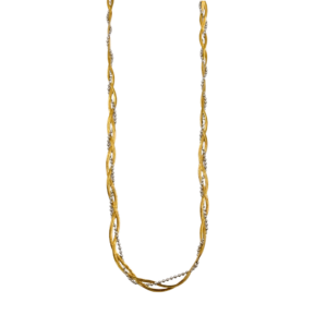 CADENA TRIPLE BI TONO
