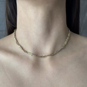 CADENA TRIPLE BI TONO