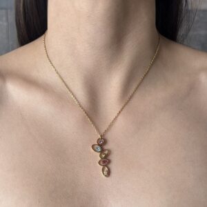 COLLAR OVALOS DIAMANTE