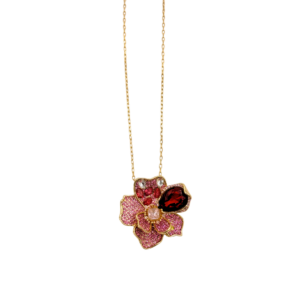 COLLAR IDYLLIA DUPE SW FLOR ROSA GDE