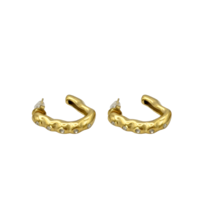 ARETE FORMA GANCHO CON ZIRCONIA ENFRENTE