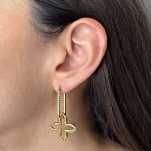 ARETE COLGANTE TREBOL
