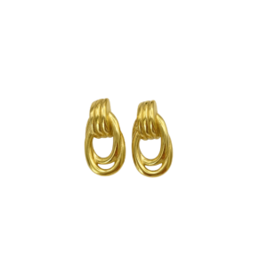 ARETE OVALO ENTRELAZADOS