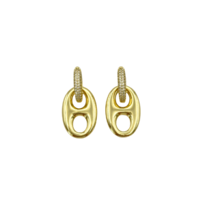 HOOPS OVALO HUECO DOBLE