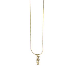 COLLAR BARRA ZIRCONIAS EN DISMINUCION