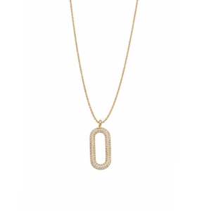 COLLAR OVALO ZIRCONIA