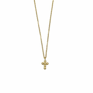 COLLAR CRUZ MINI ZIRCONIAS