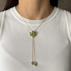 COLLAR DUPE SW FLOR CON PETALOS CAIDOS