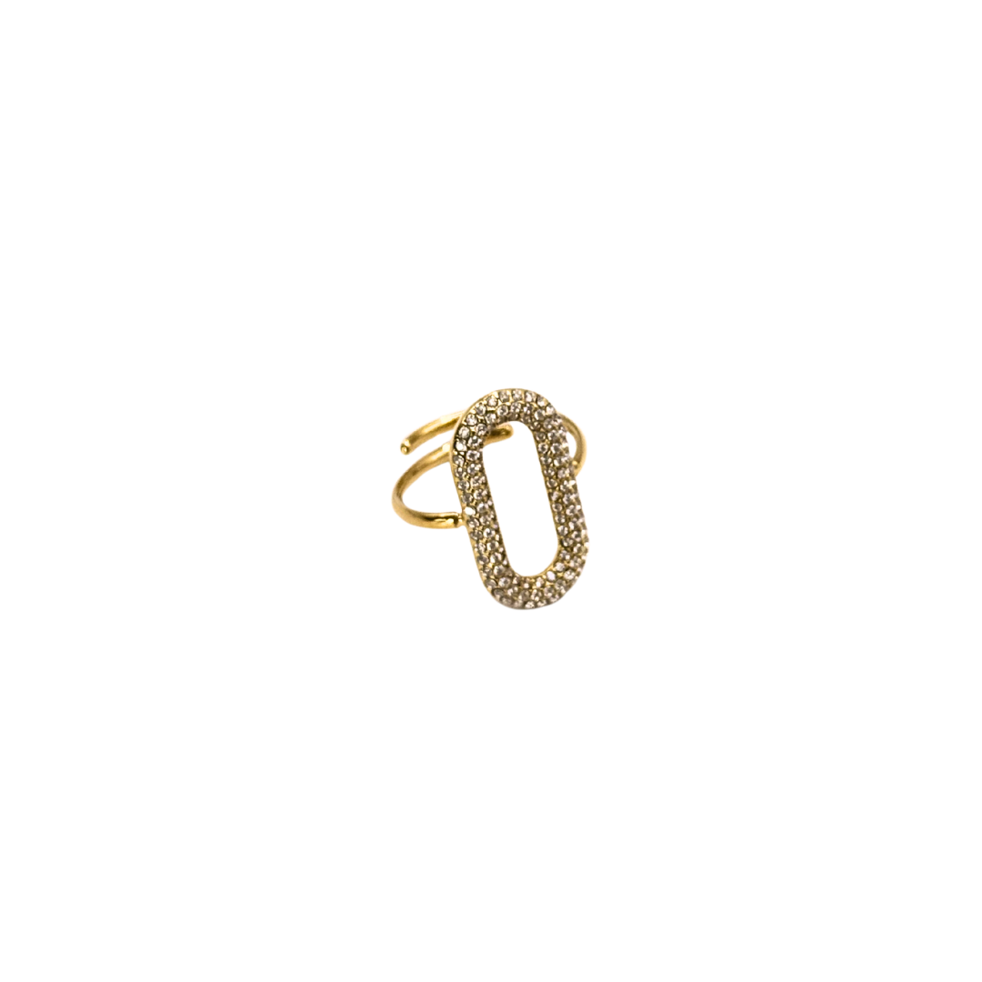 ANILLO OVALO ZIRCONIAS