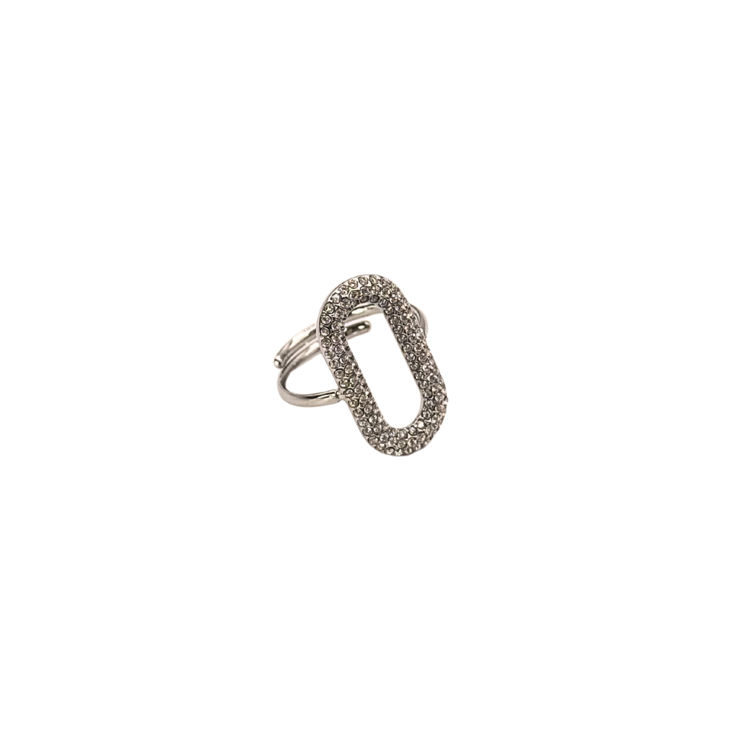 ANILLO OVALO ZIRCONIAS - Imagen 3
