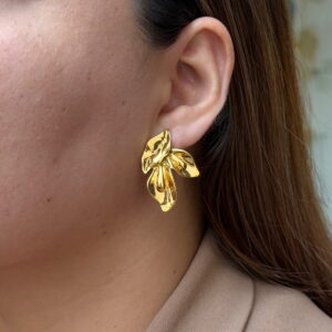 ARETE HOJAS ENTRELAZADAS