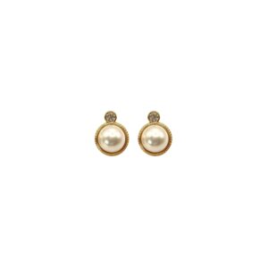 ARETE PERLA CIRCULAR CON CRISTAL