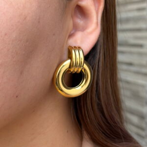 ARETE CIRCULO HUECO CON TRIPLE LINEA