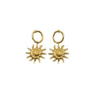 ARETE OVALO HUECO CON SOL
