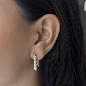ARETE RECTANGULAR ZIRCONIAS MED