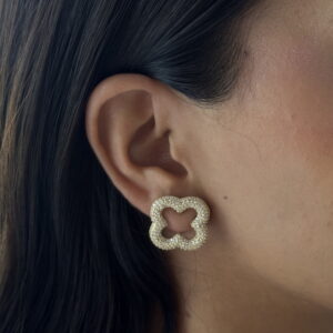 ARETE TREBOL CON ZIRCONIA