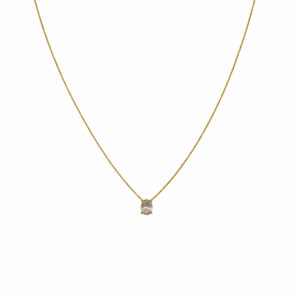 COLLAR DIAMANTE OVALADO MINI