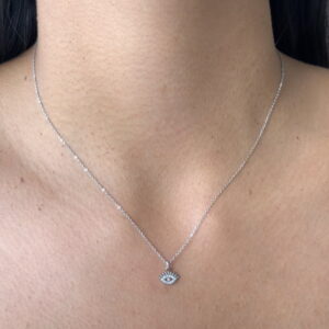 COLLAR OJO MINI ZIRCONIA