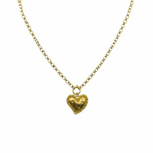 COLLAR CORAZON BISELEADO