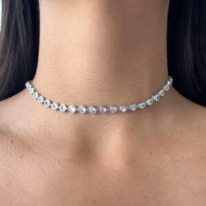 CHOKER CIRCULOS ZIRCONIAS