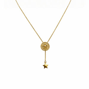 COLLAR TIPO CORBATERO ESTRELLA COLGANTE
