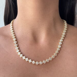 COLLAR DUPE VAN CLEEF ZIRCONIAS