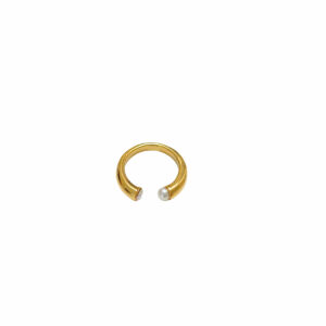 ANILLO ENCONTRADOS CON PERLAS Y CRISTAL