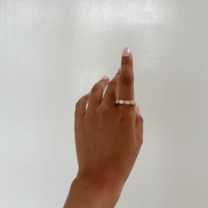 ANILLO CRISTAL RECTANGULAR