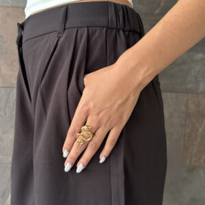 ANILLO SERPIENTE LISA