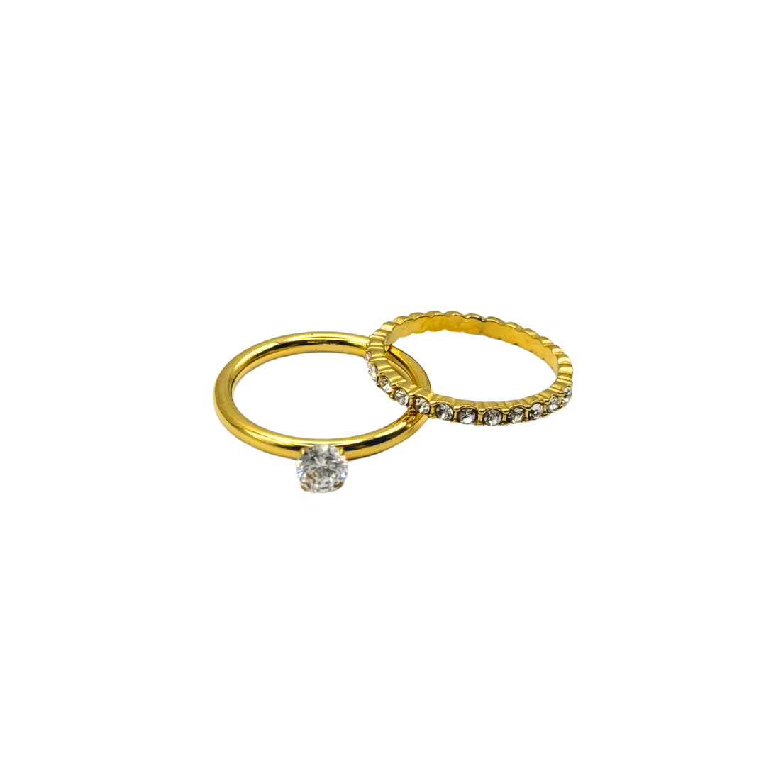 ANILLO DOBLE, CHURUMBELLA Y DIAMANTE