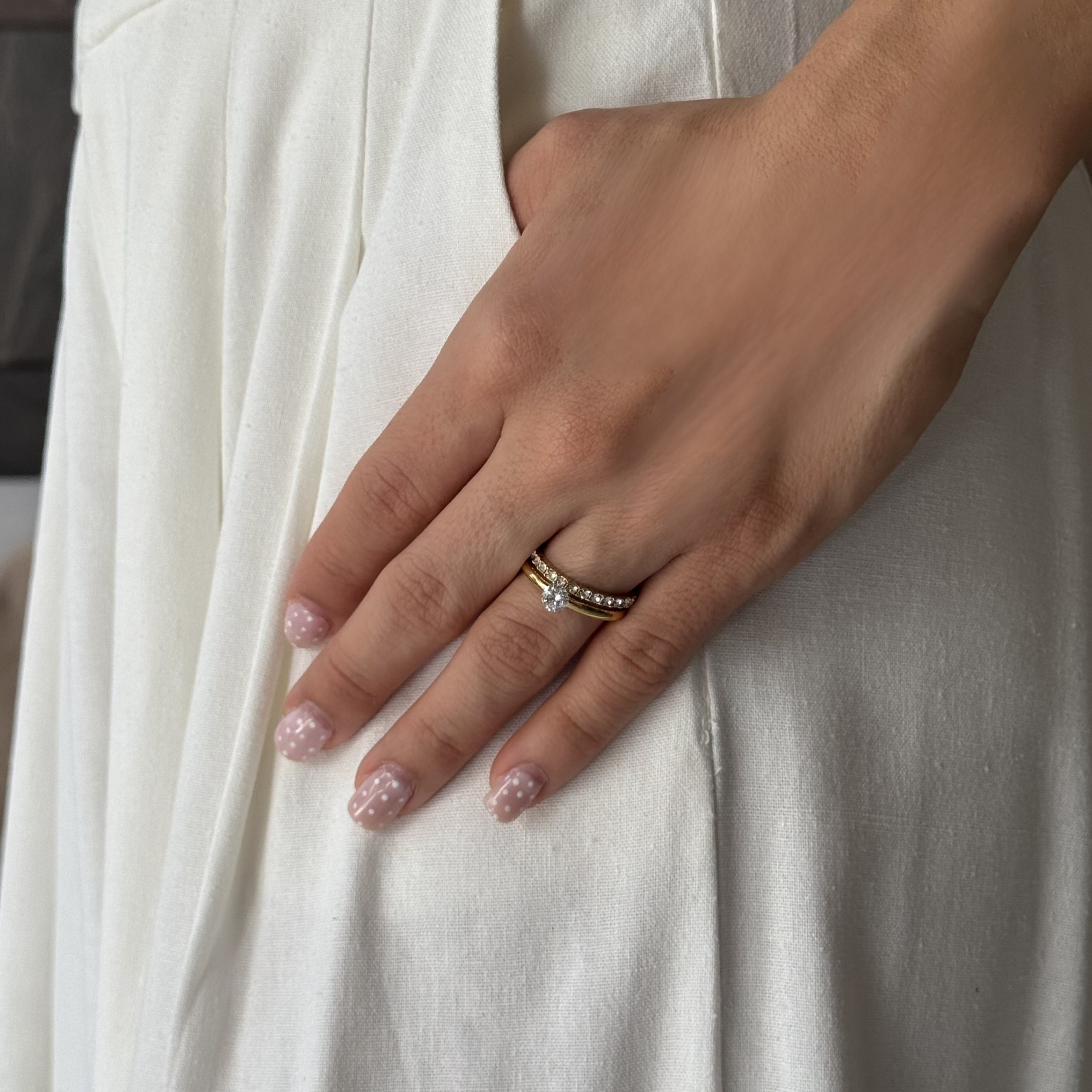 ANILLO DOBLE, CHURUMBELLA Y DIAMANTE - Imagen 2