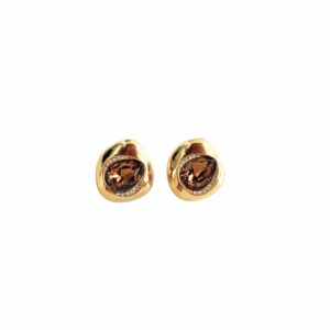 ARETE BOTON ASIMETRICO CON CRISTAL