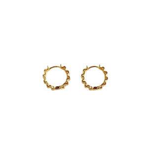 HOOPS CORRUGADO CON LINEA ZIRCONIA