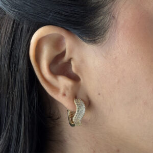 ARETE CURVO CON ZIRCONIAS