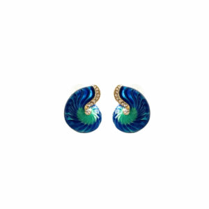 ARETE CARACOL LINEAS CON ZIRCONIAS