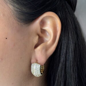 HOOPS ANCHO CON ZIRCONIAS