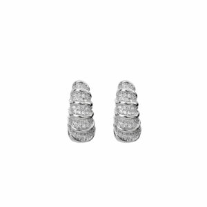 ARRACADA LINEAS LISAS CON ZIRCONIAS