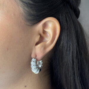 ARRACADA LINEAS LISAS CON ZIRCONIAS