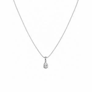 COLLAR DIAMANTE OVALO CHICO