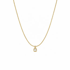 COLLAR CUADRO MINI ZIRCONIA