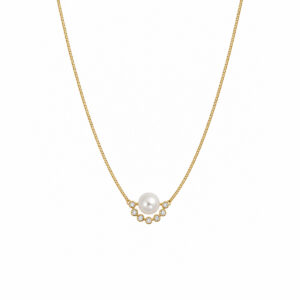 COLLAR PERLA CON ZIRCONIA