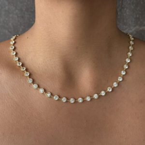 COLLAR CIRCULOS CON ZIRCONIAS