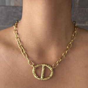 COLLAR BROCHE OVALO
