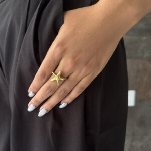 ANILLO ESTRELLA DE MAR LISA