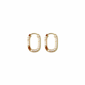 HOOPS RECTANGULAR CON PERLITAS