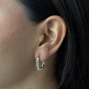 HOOPS RECTANGULAR CON PERLITAS
