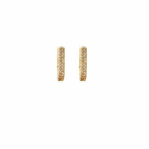 HOOPS RECTANGULAR CON ZIRCONIAS