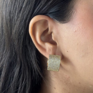 HOOPS CHUNKY CON ZIRCONIAS
