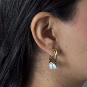 ARETE DOBLE PERLA